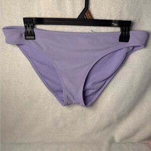 Hollister Women’s Purple Bikini Bottoms Size Large